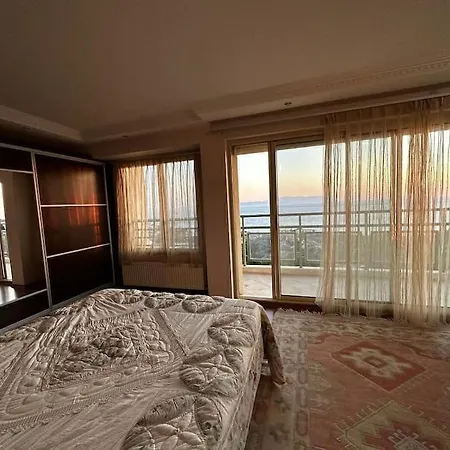 Villa 6 Rooms 1 Living Room Magnificent Sea View Kusadasi Villa