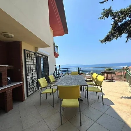Villa 6 Rooms 1 Living Room Magnificent Sea View Kusadasi Villa Kusadasi